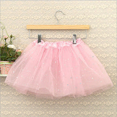 Children's Pettiskirt Sequined Glitter Star TUTU Skirt Dance Skirt