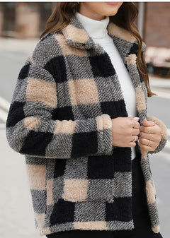Coat Pocket With Long Sleeve Winter Fashion Casual Coat
