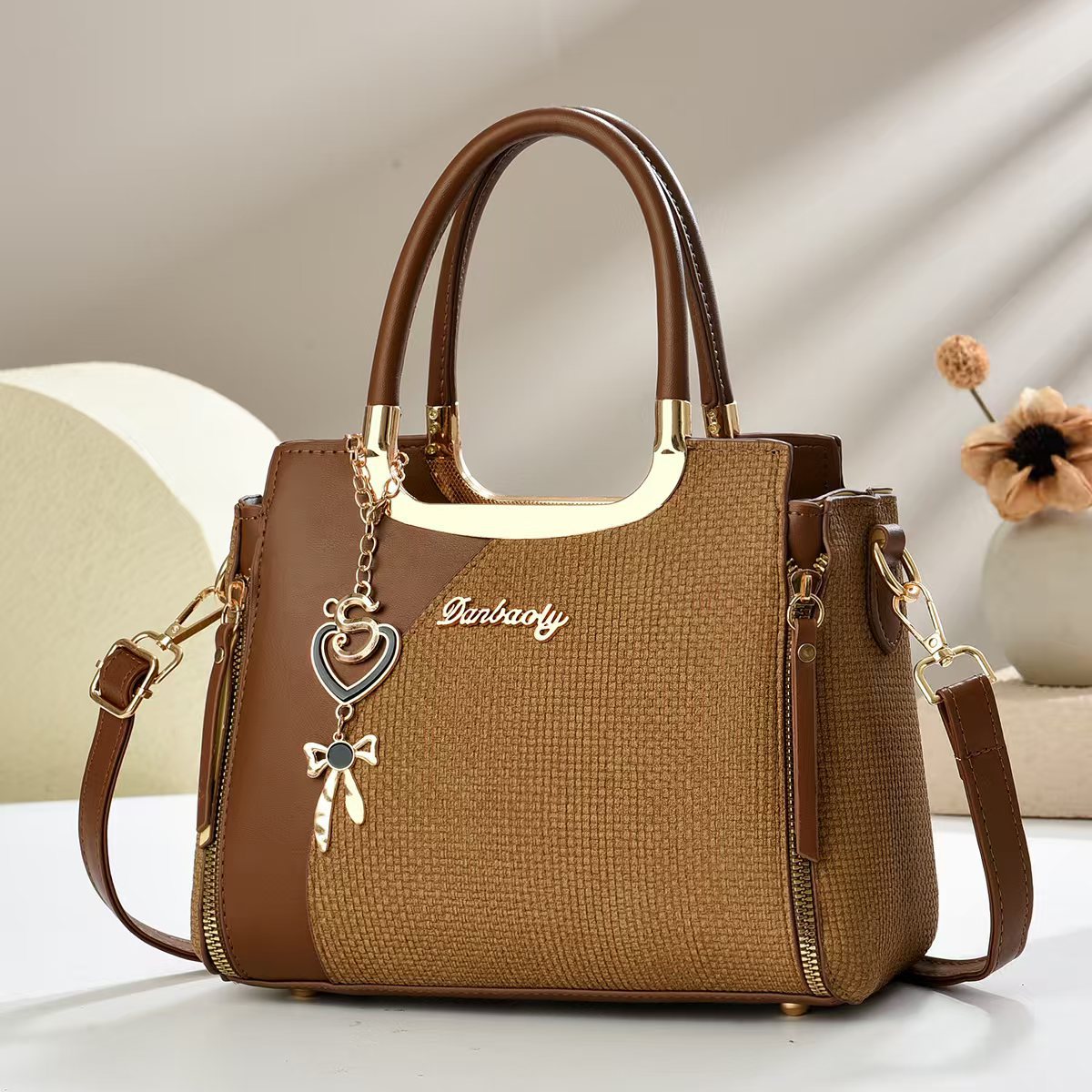 Crossbody Small Square Bag Chic Handheld Tote Shoulder