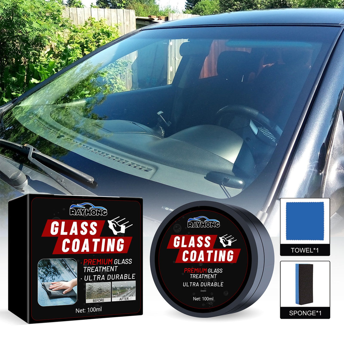 Windshield Cleaning Cream Waterproof Coating