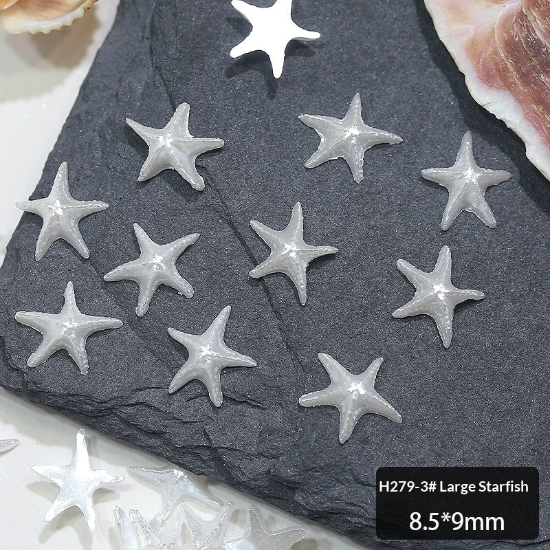 Marine Series Conch Shell Resin DIY Nail Accessories