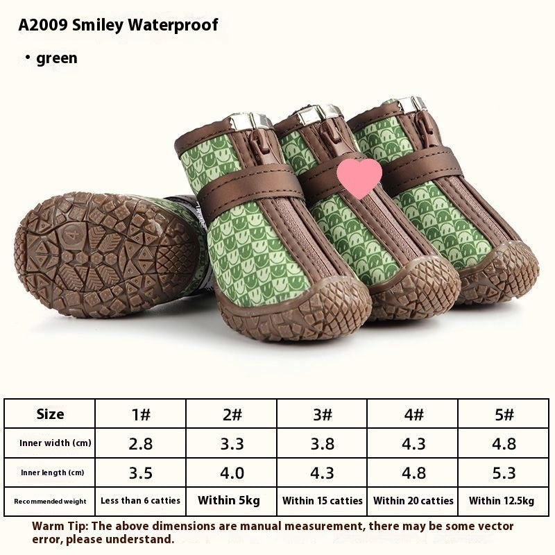 Waterproof, Non-slip, Wear-resistant Breathable Dog Shoes