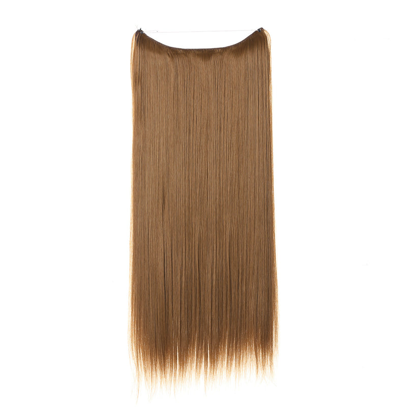 Women's One-piece Adjustable Invisible Straight Multi-color Gradient Hair Extension Fishline