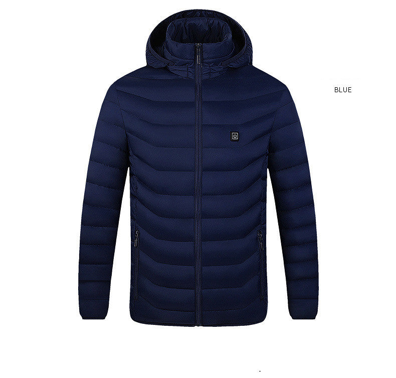 USB-beheizbare Steppjacke