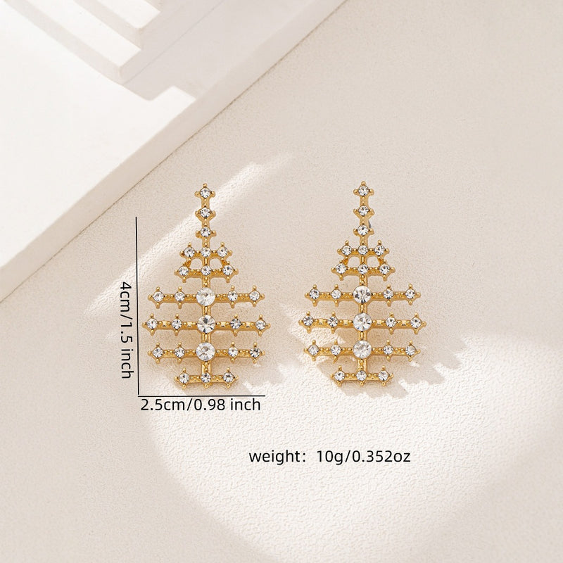 Heavy-duty Water-drop Irregular Fashionable Elegant Womens Earrings