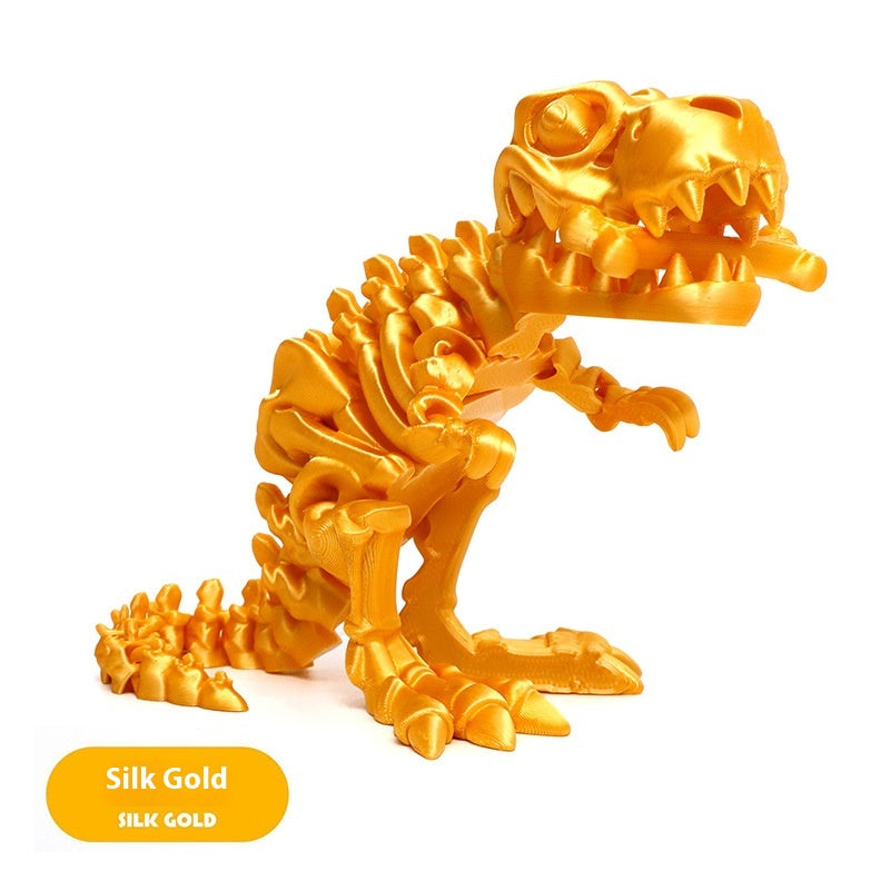 3d Printing Tyrannosaurus Rex Deformation Ornaments Hand Office
