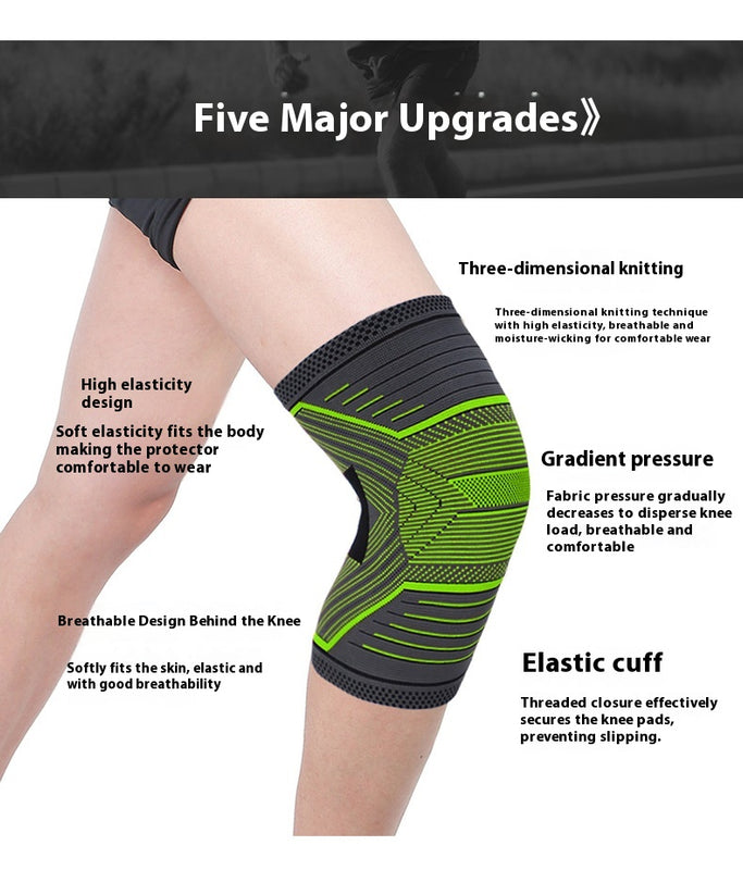 Outdoor Sports Kneecaps Four-sided Elastic Three-dimensional