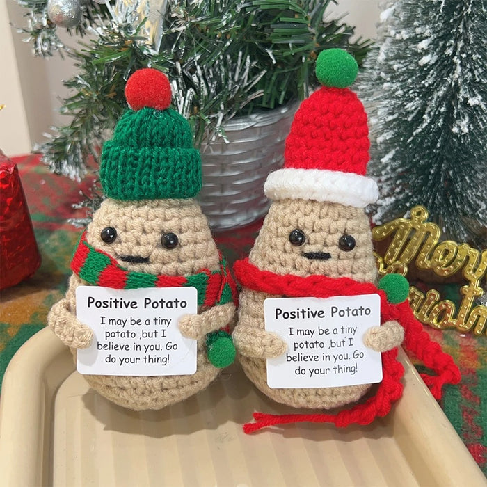 Christmas Funny Expression Positive Potato Doll