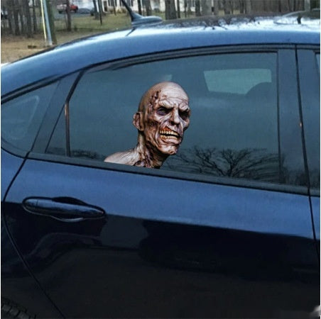 Auto-Fensteraufkleber 3D-Aufkleber Zombie-Vinylaufkleber Horror Halloween