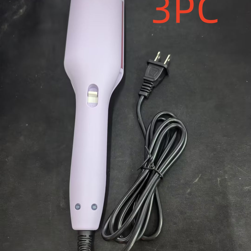 Hair Curling Iron 32mm Deep Wave Hair Curler 4 Temperature Adjustable Fast Heating Crimping Iron Styler Wand For All Hair Style