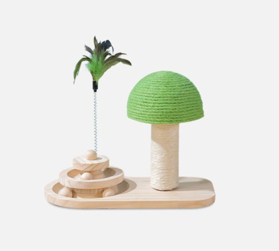 Kratzbaum für Katzen Spielzeug Katzen Kratzbaum Katzenmöbel Kratzbaum für Katzen Doppelte Sisal-Bälle Katzenzubehör