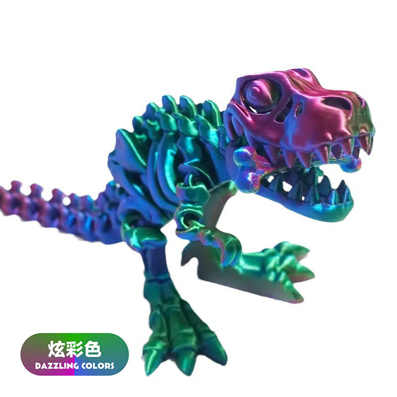 3d Printing Tyrannosaurus Rex Deformation Ornaments Hand Office