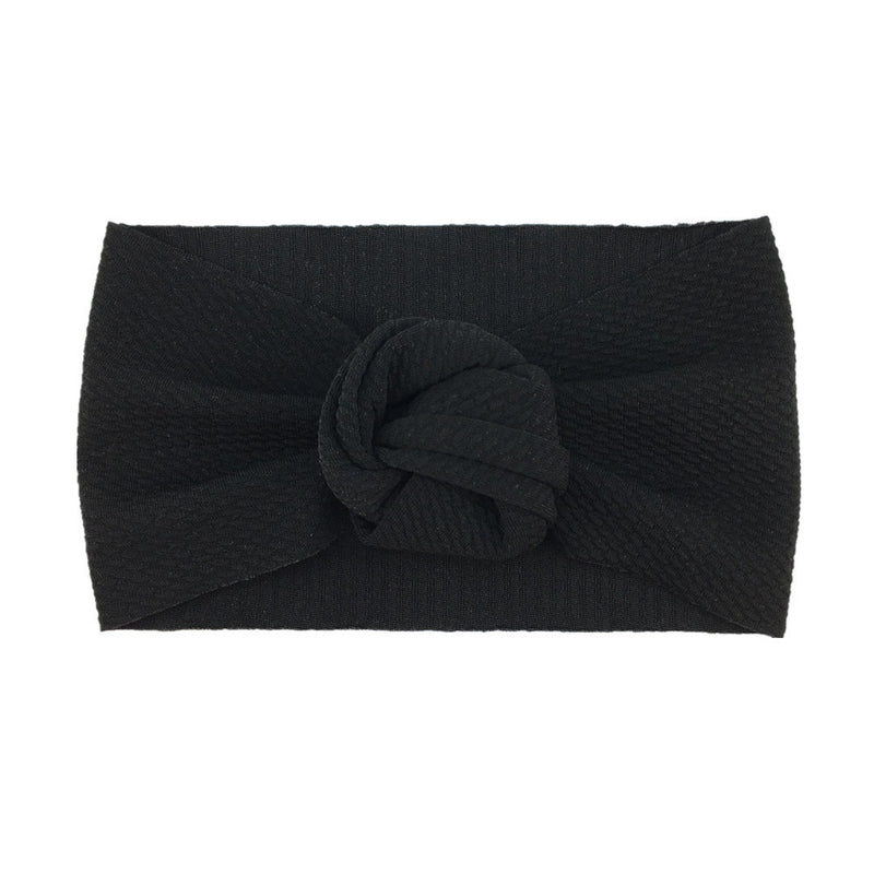 Baby Twill Bubble Rose Flower Headband Instagram-style Childrens Hair Accessory