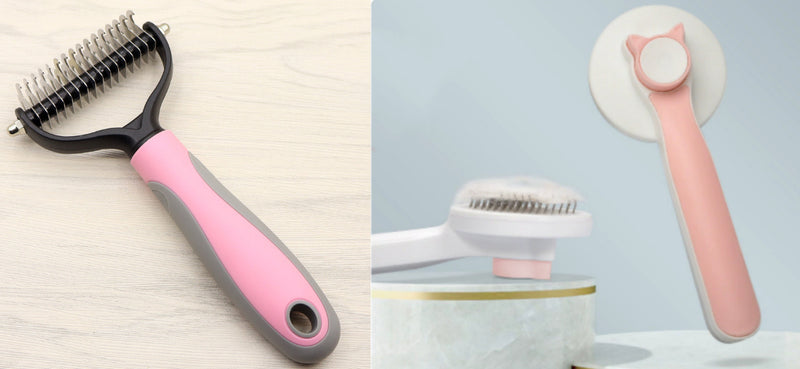 Pet Long-haired Dogknot Comb Double-sided Blade Dog