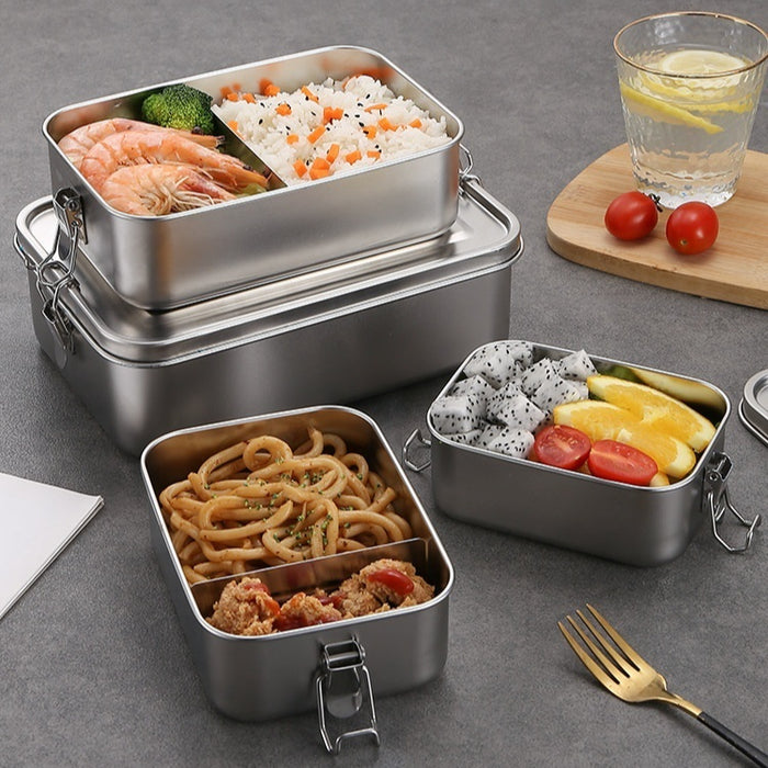 304 Stainless Steel Lunch Box Food Grade With Lid