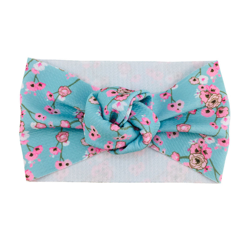 Baby Twill Bubble Rose Flower Headband Instagram-style Childrens Hair Accessory
