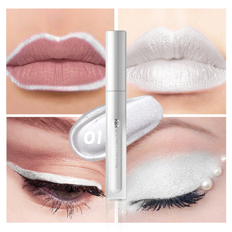 8 Colors  Lip Gloss Not Easy To Stick Cup Eye Shadow