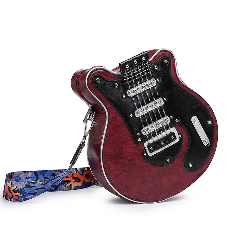 Personalisierte Fashion-Umhängetasche im Gitarren-Design für Damen