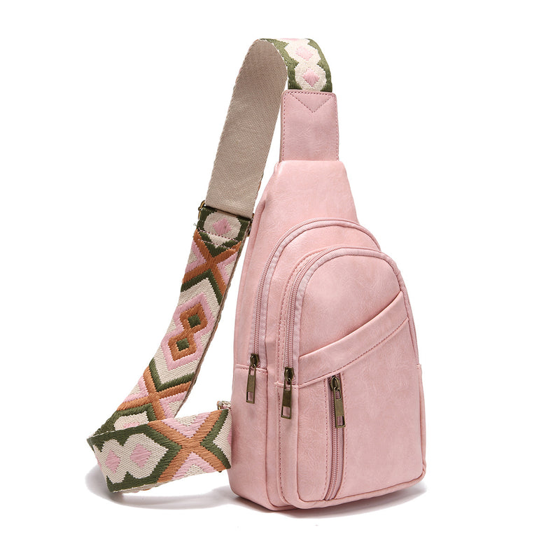 European And American Ladies Casual Fashion Retro Chest Bag