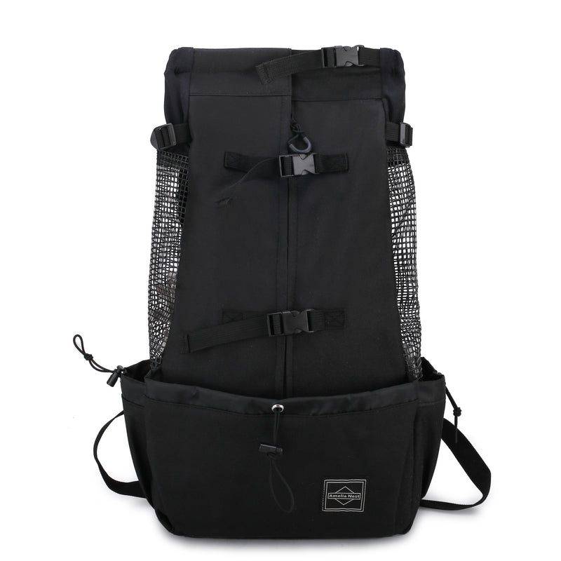Mochila para animais de estimação exposta, ventilada, respirável e lavável