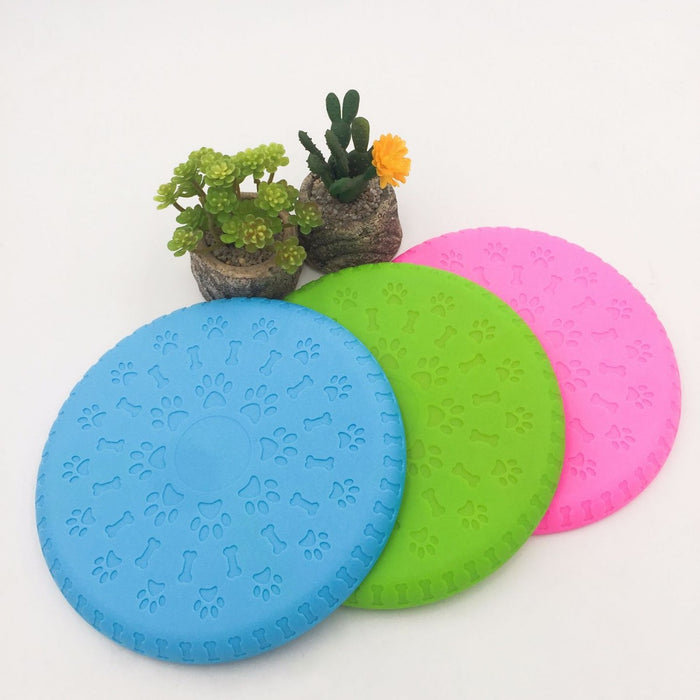 Chew-resistant Toy Footprint-shaped Rubber Pet Bowl