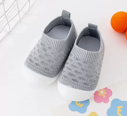 Sapatos de Caminhada com Sola Macia e Antiderrapante para Bebé (Primavera/Outono)