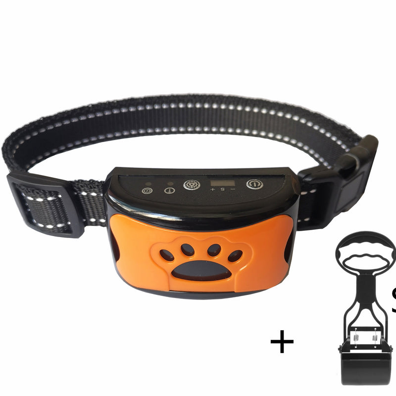 Hundetraining Halsband Wasserdicht Elektrisch Haustier Fernbedienung Wiederaufladbarer Hunde Trainer Bell Stopp Gerät Mit Schock Vibration Ton