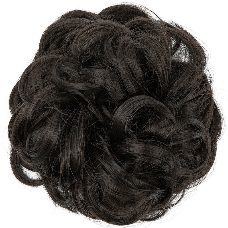 Hochtemperatur-Seiden-Haargummi Damen Dutt elastisches Haarband voluminöse natürliche Locken