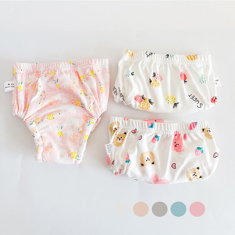 Baby's 6-layer Gauze Breathable Diaper Training Pants