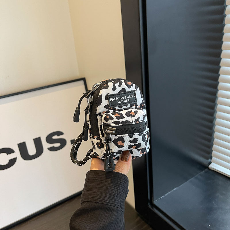 Umhängetasche für Outdoor-Reisen mit Leopardenmuster
