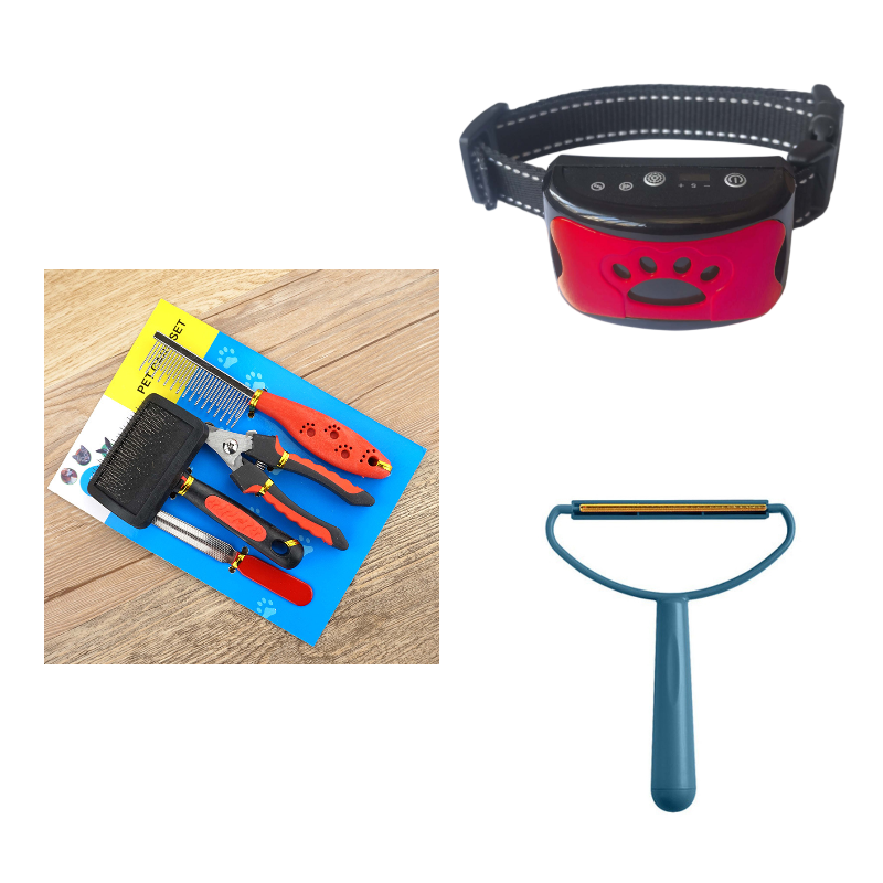 Hundetraining Halsband Wasserdicht Elektrisch Haustier Fernbedienung Wiederaufladbarer Hunde Trainer Bell Stopp Gerät Mit Schock Vibration Ton