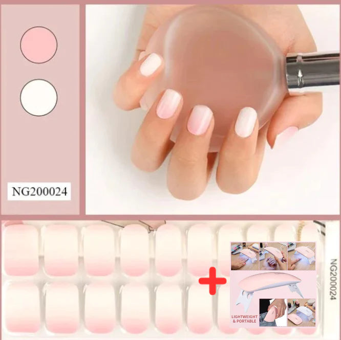 Nagel-Pads, Backlampen, tragbare Mini-Nagellampen zum Falten