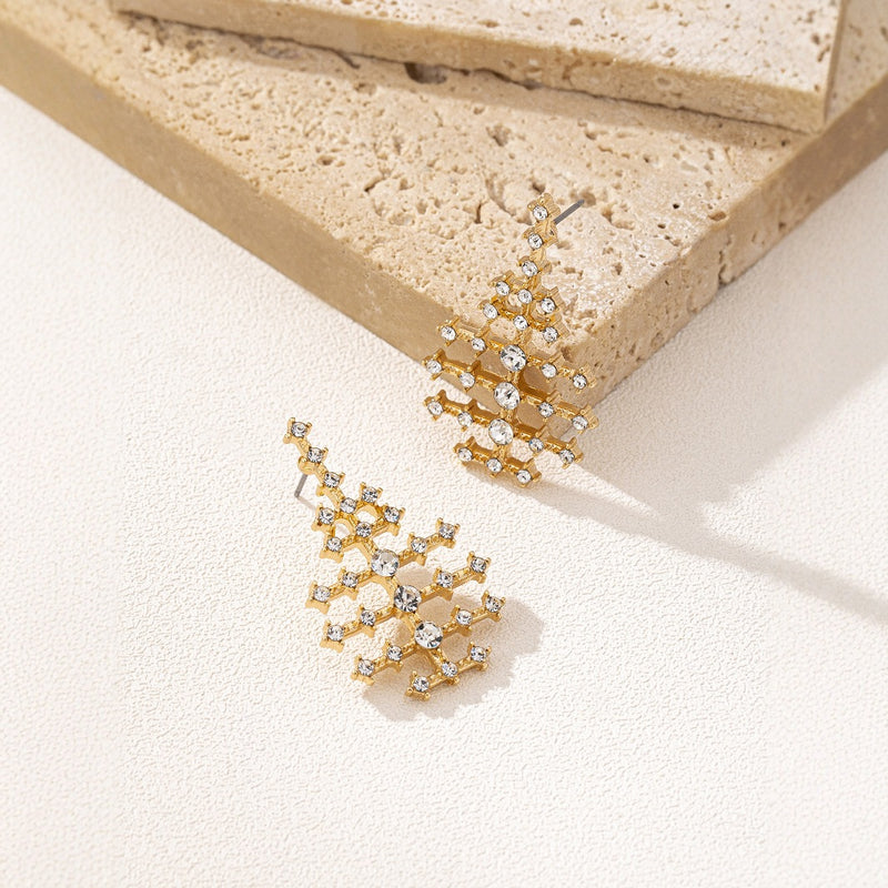 Heavy-duty Water-drop Irregular Fashionable Elegant Womens Earrings