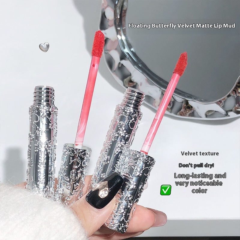 Batom Matte Velvet Mist Lip Mud Branco