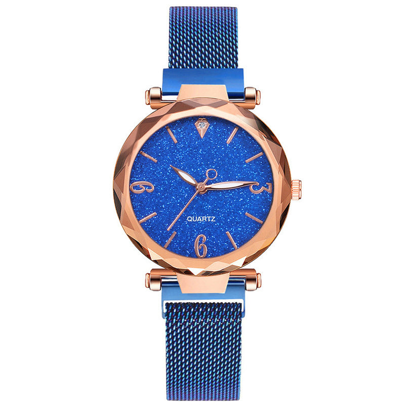 Female Gypsophila mesh belt watch