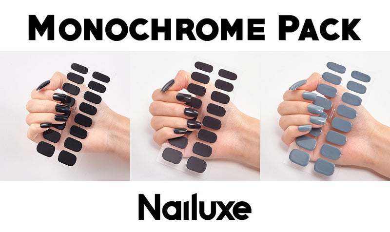 16 Autocolantes de Unhas Pure Color