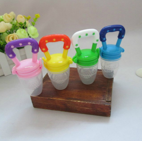 Chupeta de Silicone para Bebé, Encapsulada para Acalmar, Utensílio de Alimentação Complementar