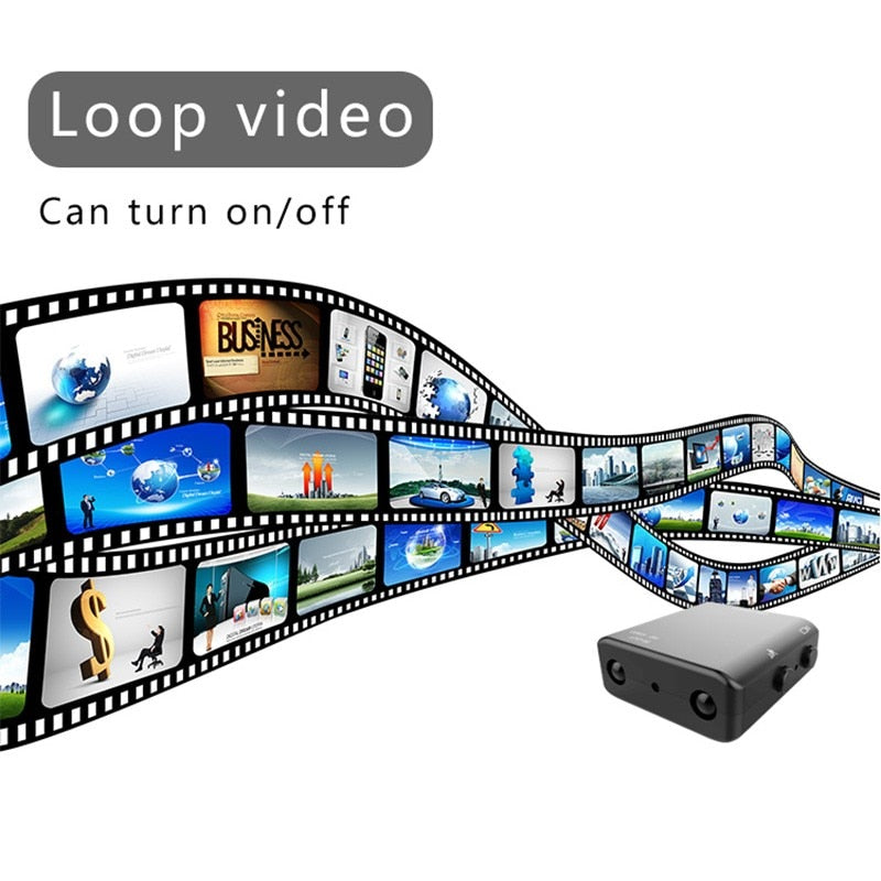 Câmara de Vídeo 1080P Full HD XD IR-CUT Mini Câmara, a mais pequena micro câmara com visão noturna por infravermelhos, deteção de movimento DV, mini câmara de vídeo