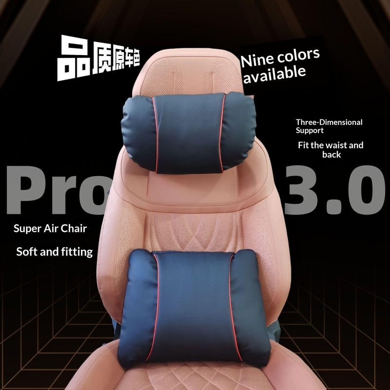 Car Neck Pillow Headrest Cushion Lumbar Support