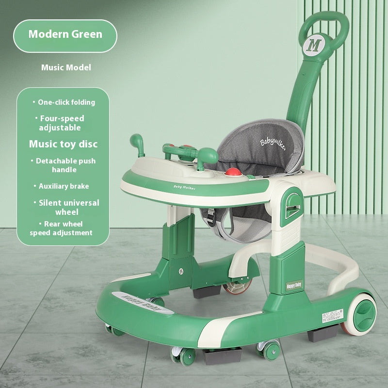 Baby Walker Lightweight Folding Multifunctional Anti-rollover