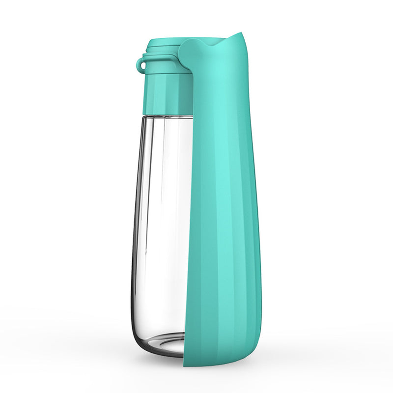 Copo de água para animais de estimação, portátil, dobrável, garrafa de água para cães, 550ml, grande capacidade, médio a grande, garrafa para beber