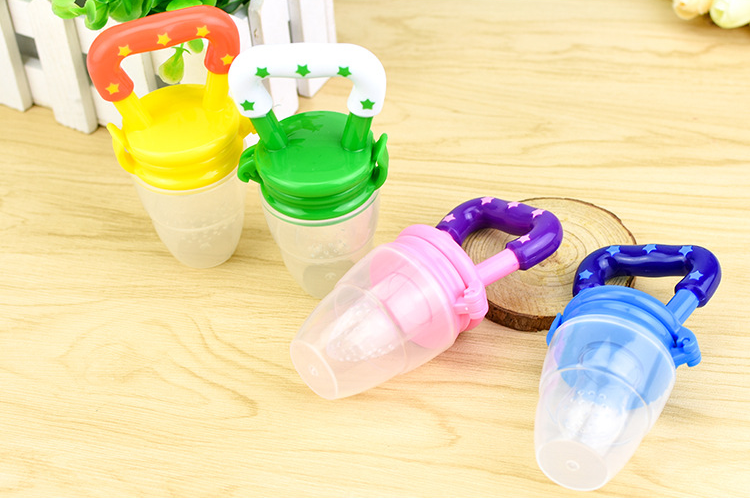 Chupeta de Silicone para Bebé, Encapsulada para Acalmar, Utensílio de Alimentação Complementar