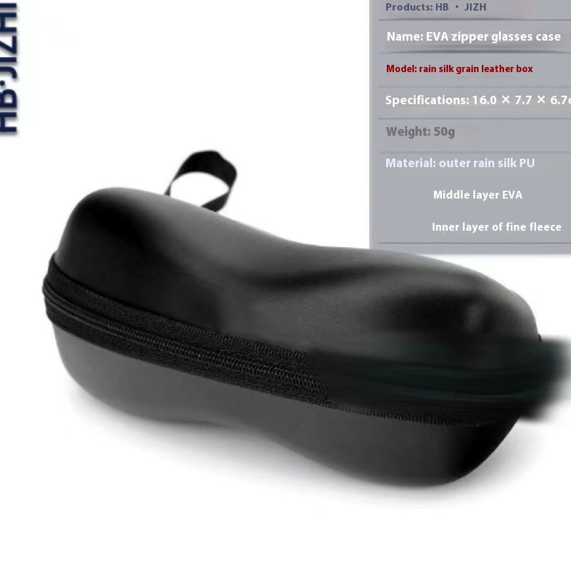 Large Sports Sunglasses Simple Zipper Creative Myopia Eye Case