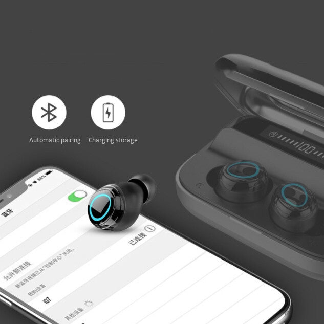Wireless Bluetooth headset binaural