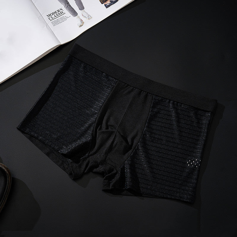 Boxershorts aus seidigem Mesh