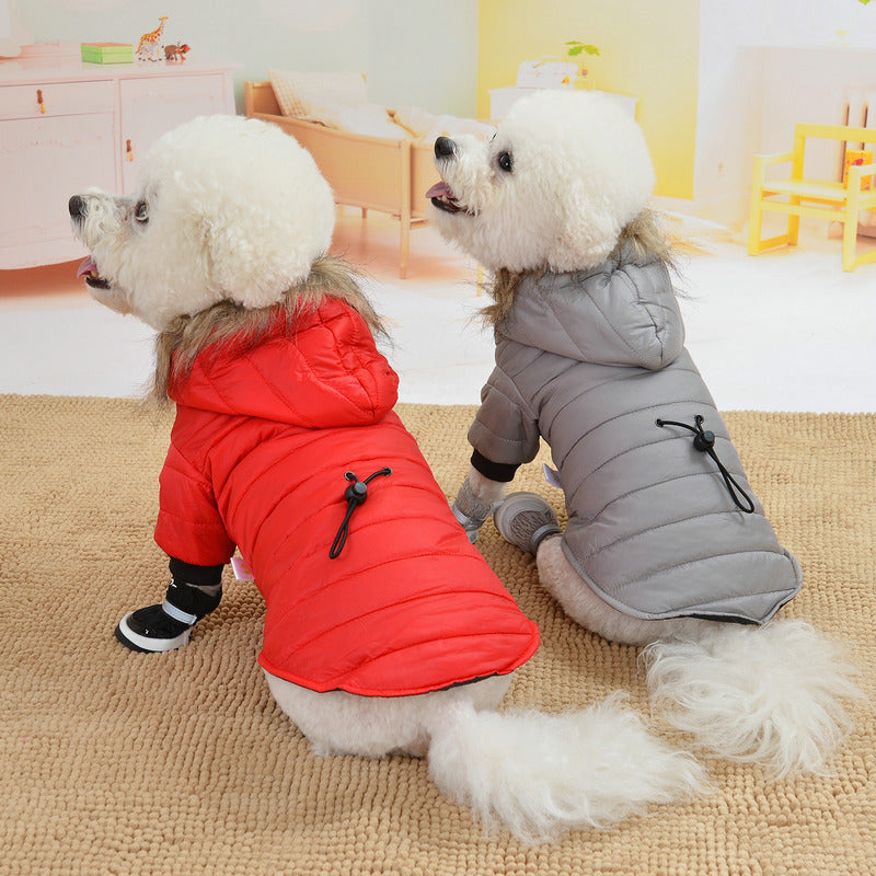 Casaco acolchoado de inverno para animais de estimação