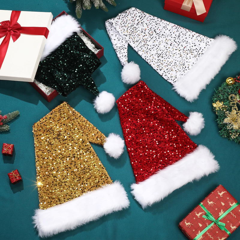 Christmas Sequin Decoration Atmosphere Sequin Cap