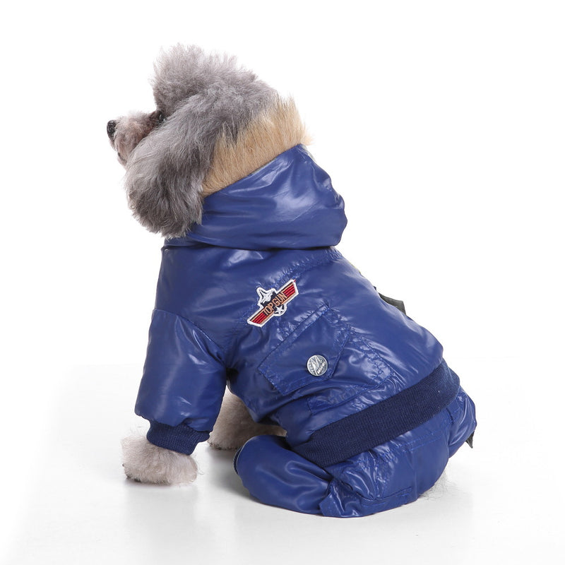 Vierbeinige Hundebekleidung der Air Force