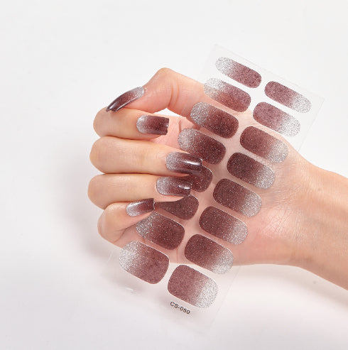 16 Autocolantes de Unhas Pure Color