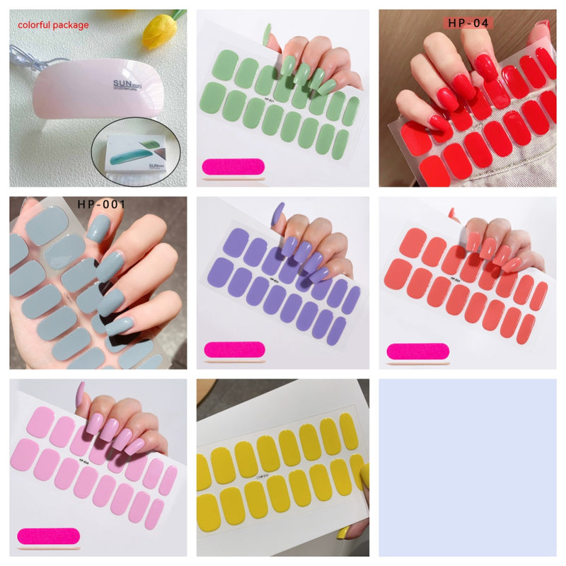Nagel-Pads, Backlampen, tragbare Mini-Nagellampen zum Falten